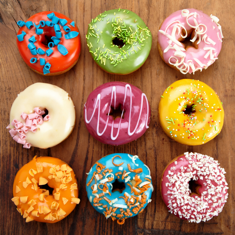 colourful donuts